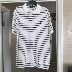 Brand new striped polo